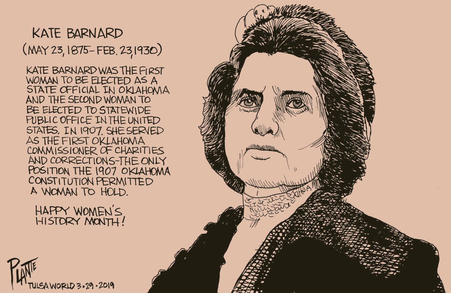 Bruce Plante Cartoon: Women's History Month